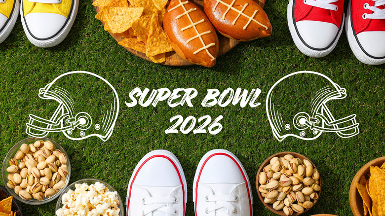 Super Bowl snacks, helmets, shoes