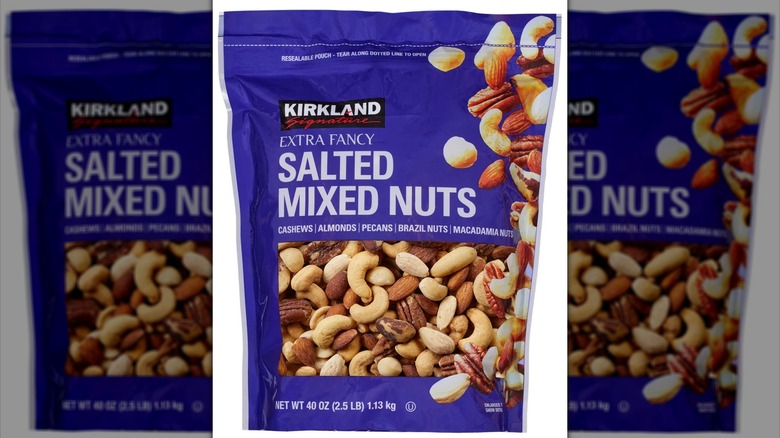 Bag of mixed nuts from Kirkland Signature