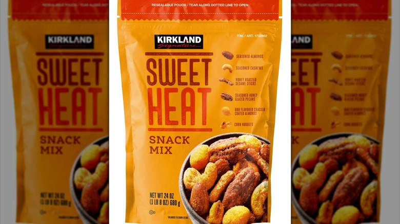 Bag of sweat heat snack mix