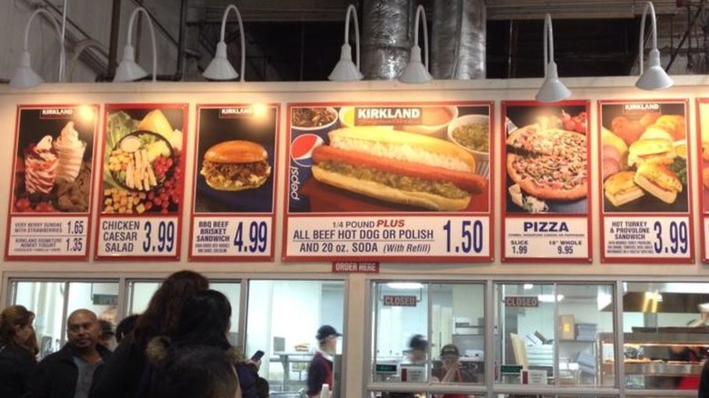 Costco food court menu