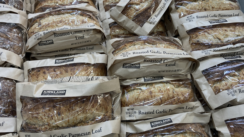 Kirkland roasted garlic bread loaves