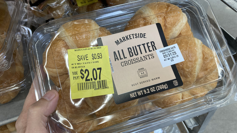 package of Walmart clearance croissants
