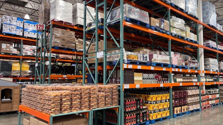 Part of a Costco aisle