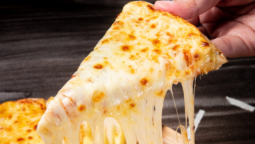 Slice of cheese pizza