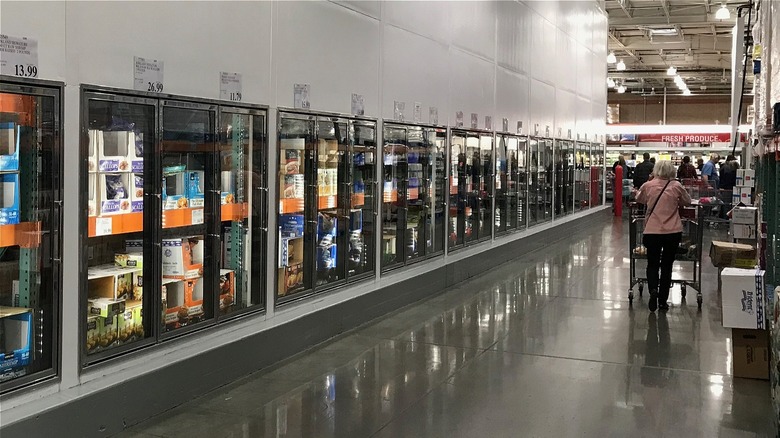 Costo shopper in frozen aisle