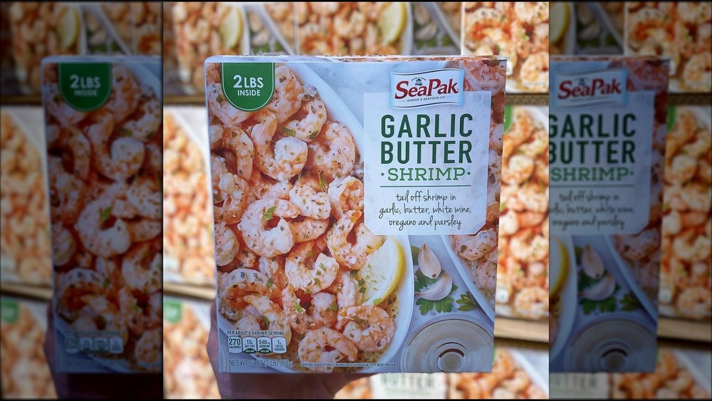 2 lb Box of SeaPak Garlic Butter shrimp