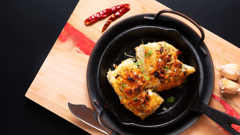 Crusted cod