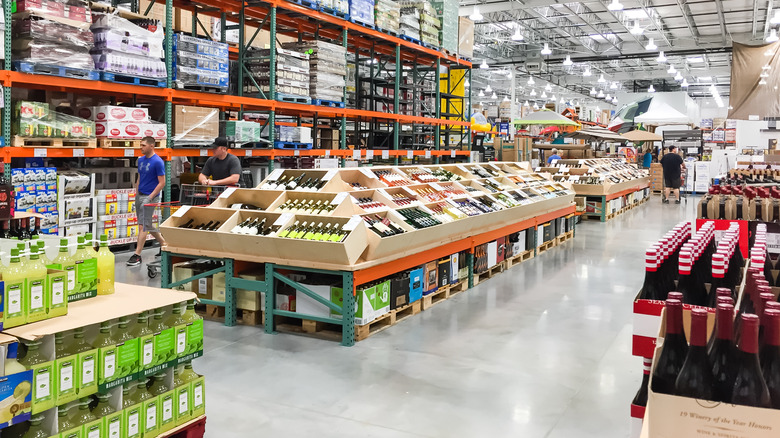 Costco alcohol section