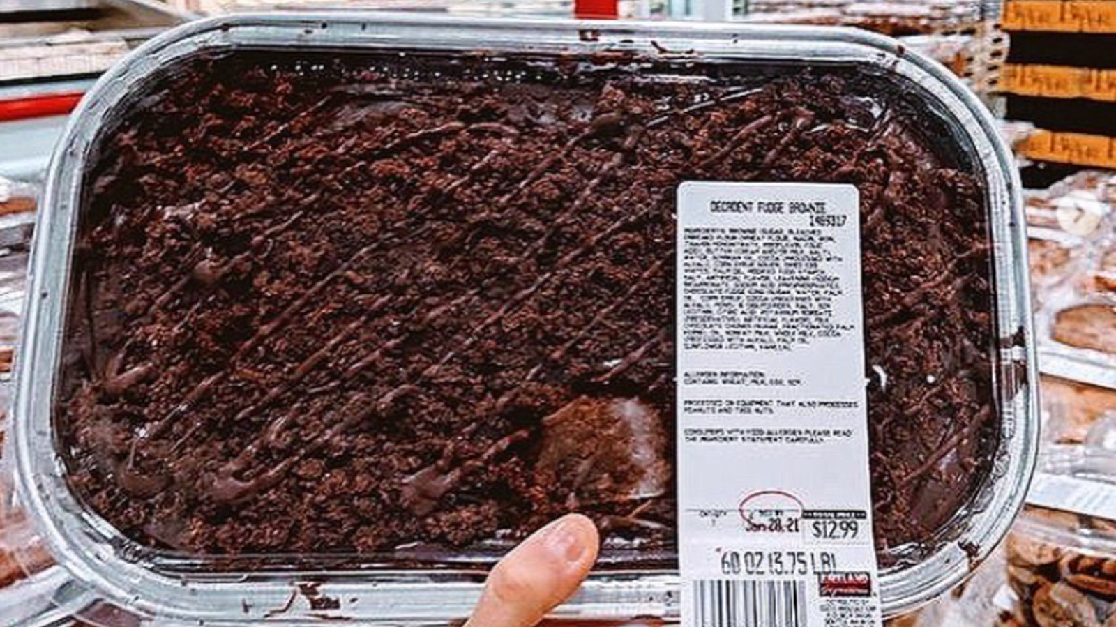Costco's Massive Fudge Brownies Are Turning Heads