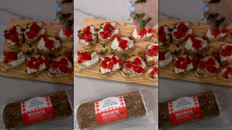 Montchevre bruschetta goat cheese at costco