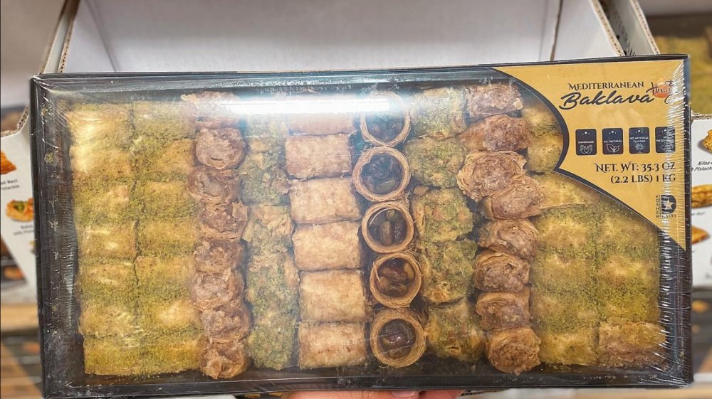 Costco baklava trays