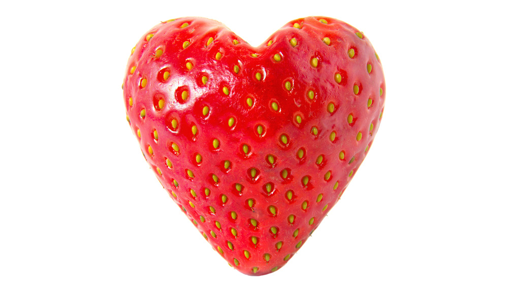 Strawberrry shaped heart