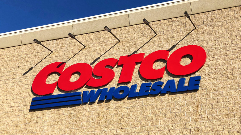 Costco wholesale sign outdoors