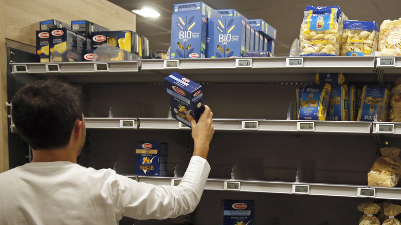 Store running out of pasta