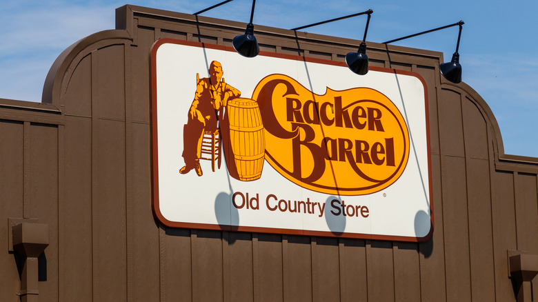 Cracker Barrel sign