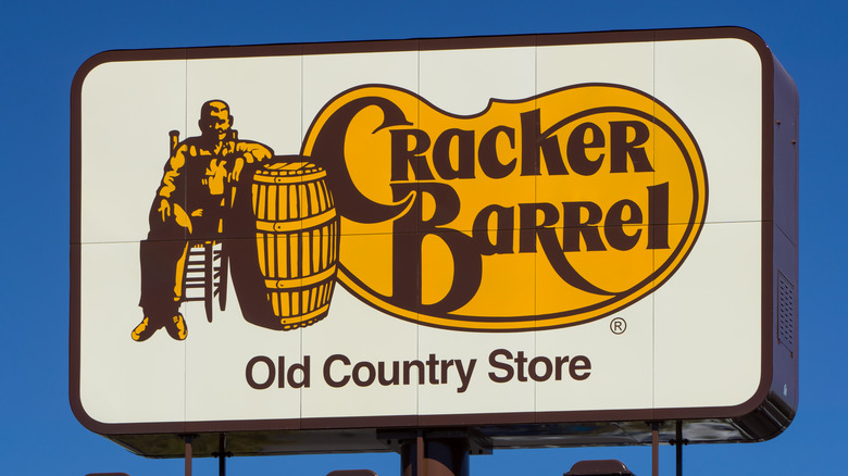 Cracker Barrel store sign