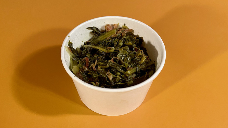 cup of turnip greens