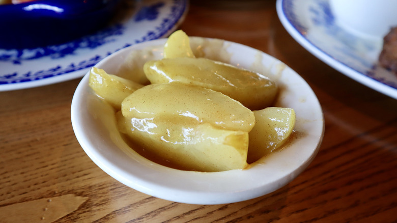 fried apples in bowl