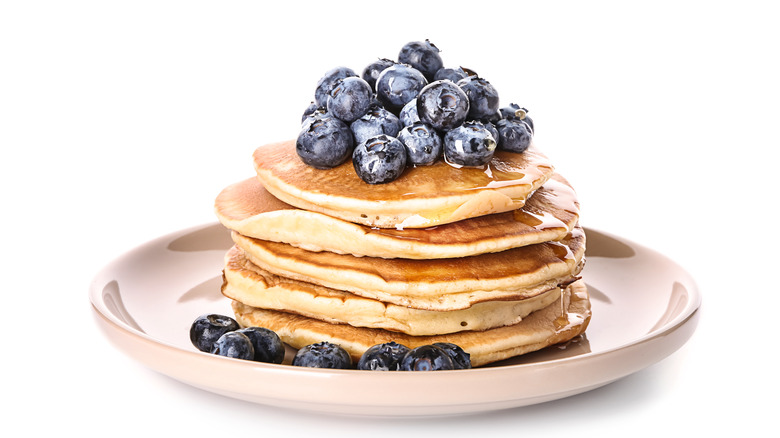 Pancakes with blueberries