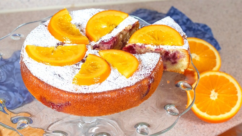 cranberry orange coffee cake