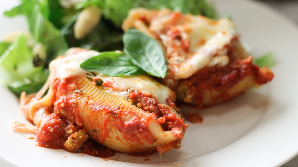 creamy butternut squash stuffed shells