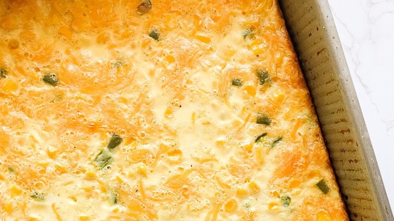 baked creamy cornbread casserole