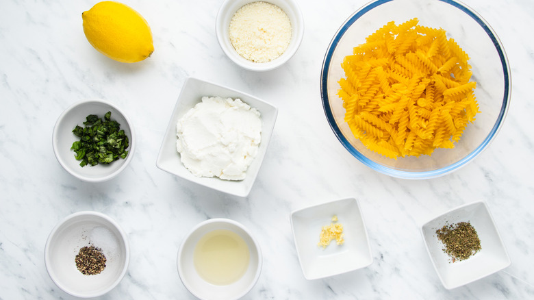 lemon ricotta pasta ingredients 