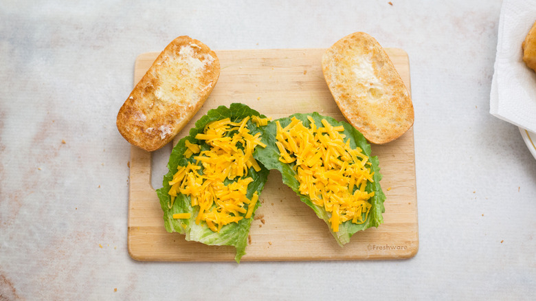open sandwiches on board
