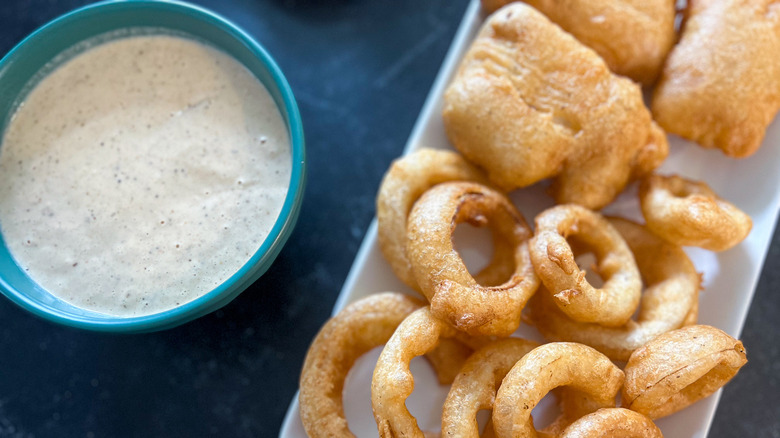 beer batter and fried food