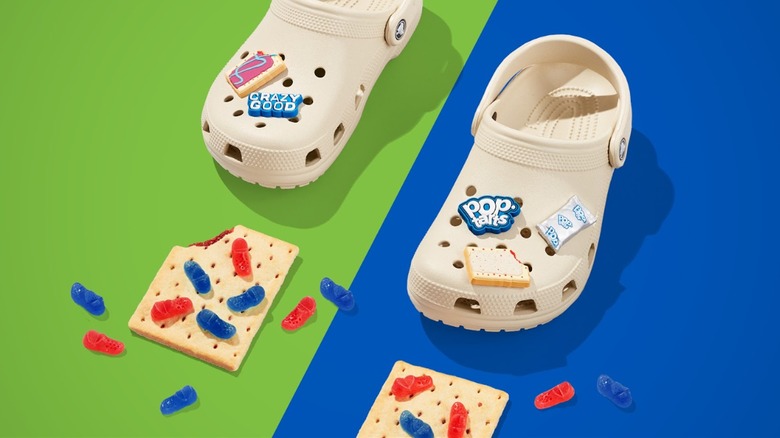 Crocs with Pop-Tarts Jibbitz