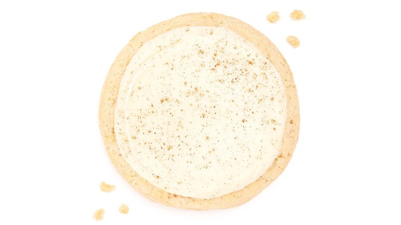 Crumbl Cookies eggnog cookie