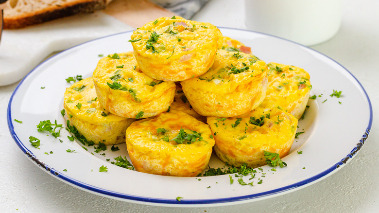 Crustless Ham And Cheese Quiche Muffins Recipe