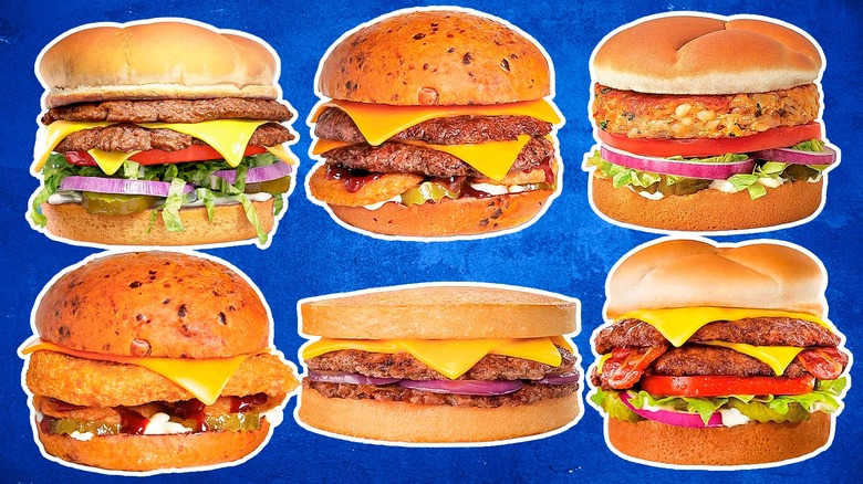 selection of Culver's burgers
