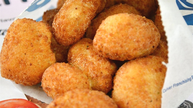 Deep-fried cheese curds