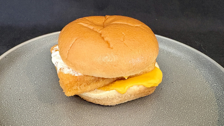 Filet-o-fish on grayplate