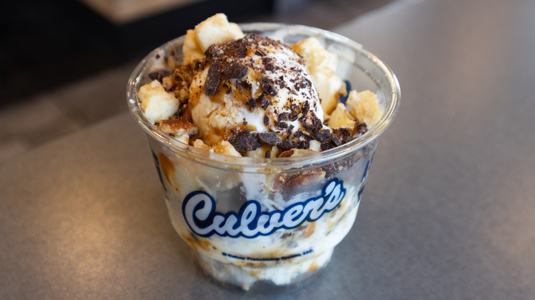 Culver's turtle cheesecake sundae