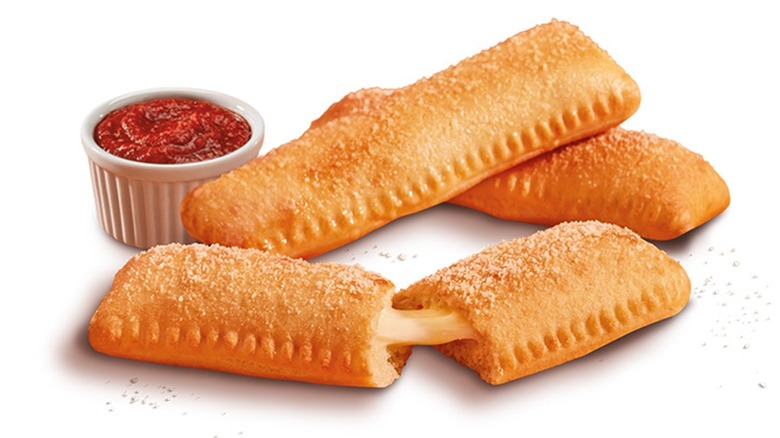 Little Caesars stuffed crazy bread sticks