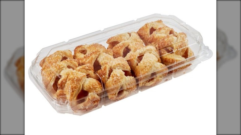 Package of caramel apple strudel bites.