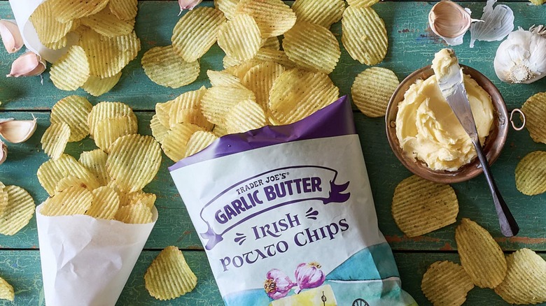 Trader Joe's Garlic Butter Irish Potato Chips