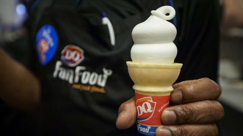 Dairy Queen soft serve curl