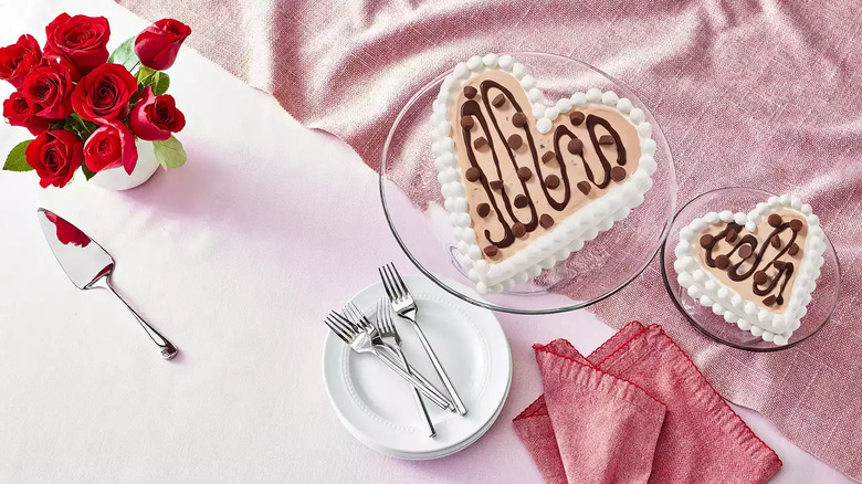 Dairy Queen heart cake