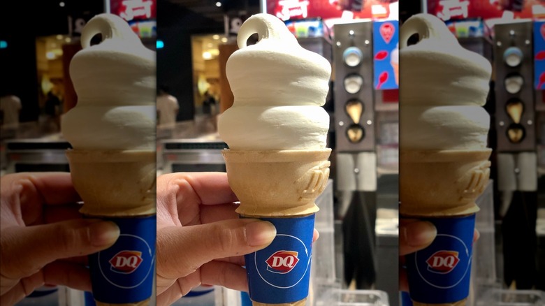 Dairy Queen's iconic soft serve cone in vanilla