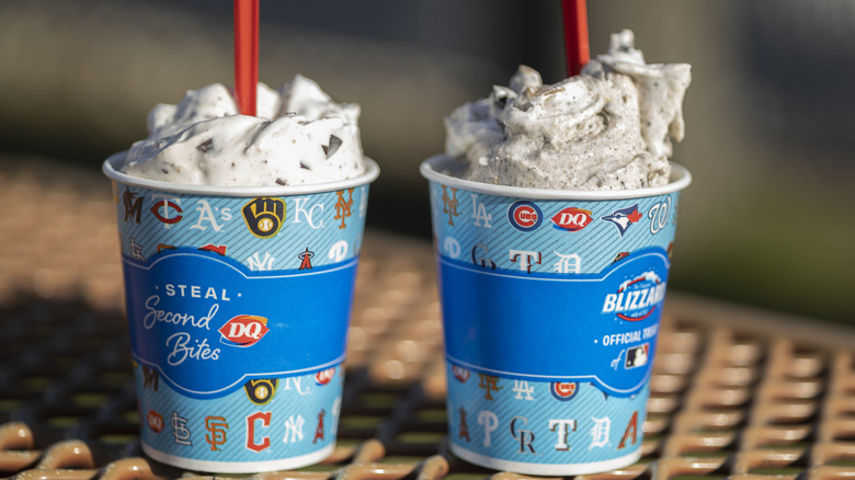 Two Dairy Queen Blizzards