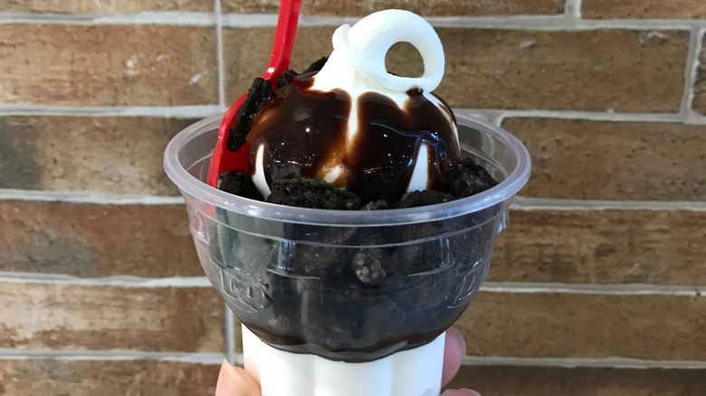 Dairy Queen ice cream sundae