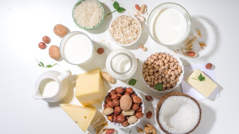 Dairy-free vegan products
