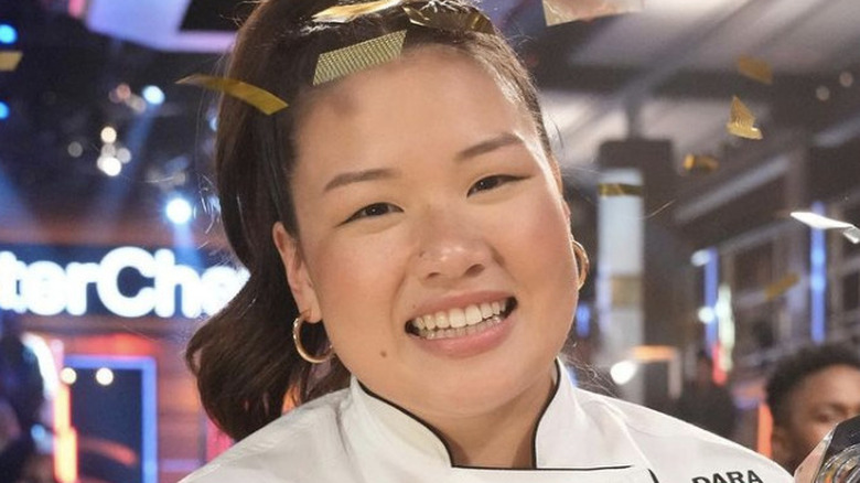 Dara Yu smiling after winning MasterChef