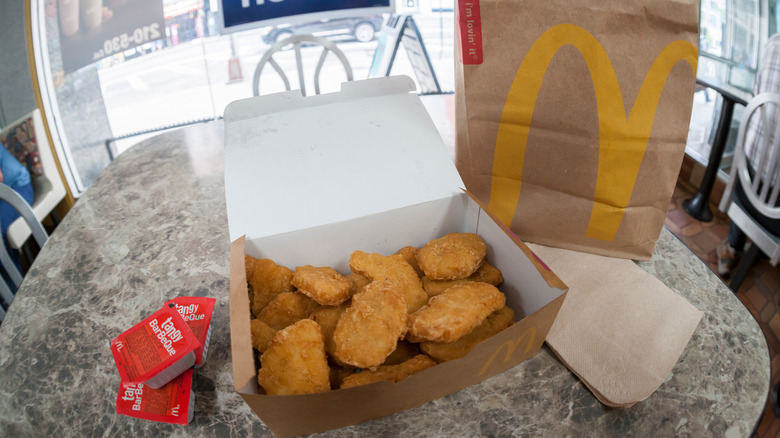 McDonalds Chicken McNuggets on table