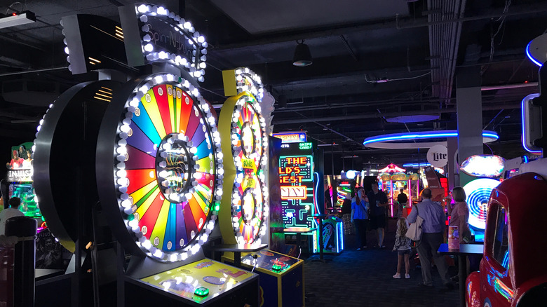 Dave & Buster's arcade interior