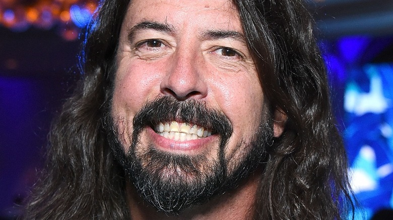 Dave Grohl smiling