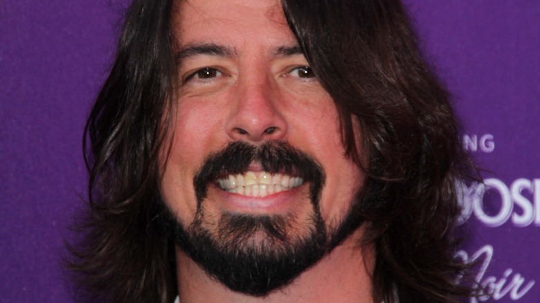Dave Grohl smiles